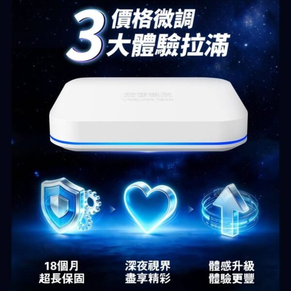 UnblockTech-tv-box-UBOX12-3experience-upgraded-1200_1200-zh 安博盒子12代增強版18個月超長保固 深夜視界盡享精彩 體感升級體驗更豐