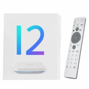 安博盒子12代 Unblock TV Box 主機與遙控器展示圖