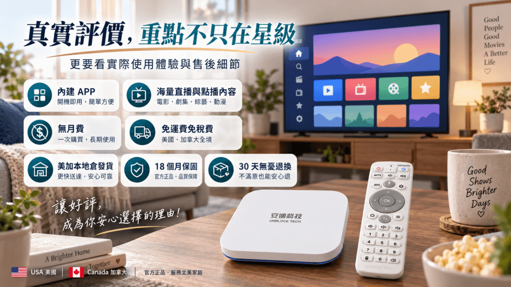 真正好的安博盒子評價看的是完整使用體驗